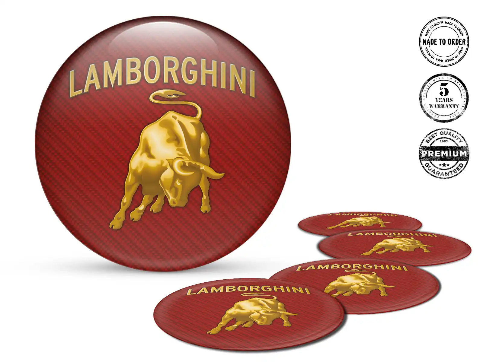 Lamborghini Édition Autocollants Silicone Décalques Roues de Qualité
